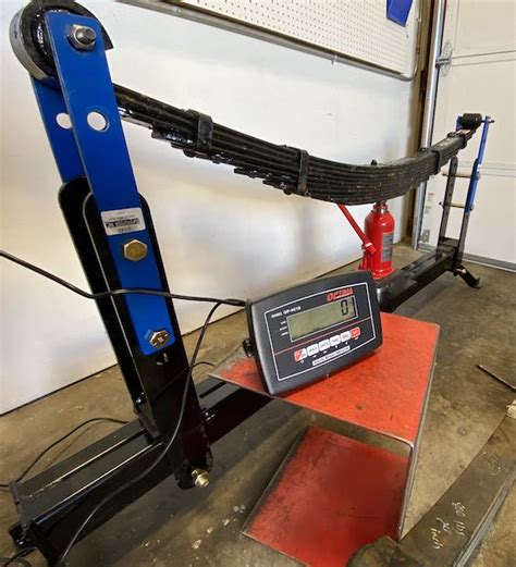 chevy leaf spring testing machine|leaf spring rate chart.